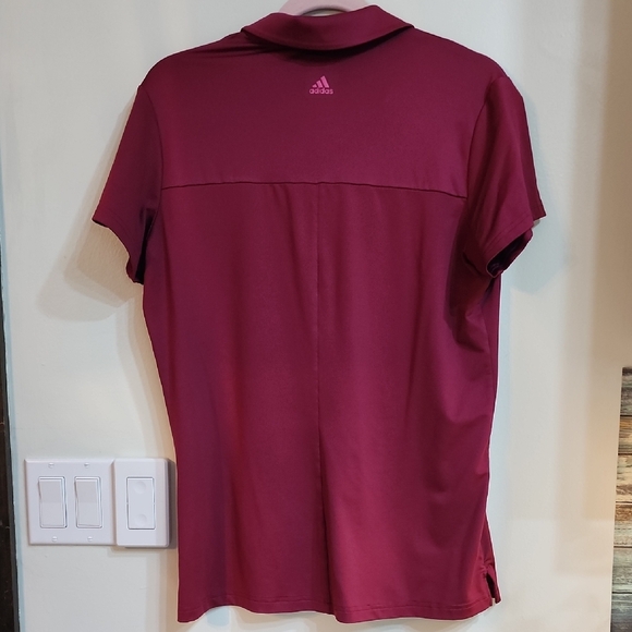 Adidas Maroon Puremotion Golf Polo - Picture 4 of 4